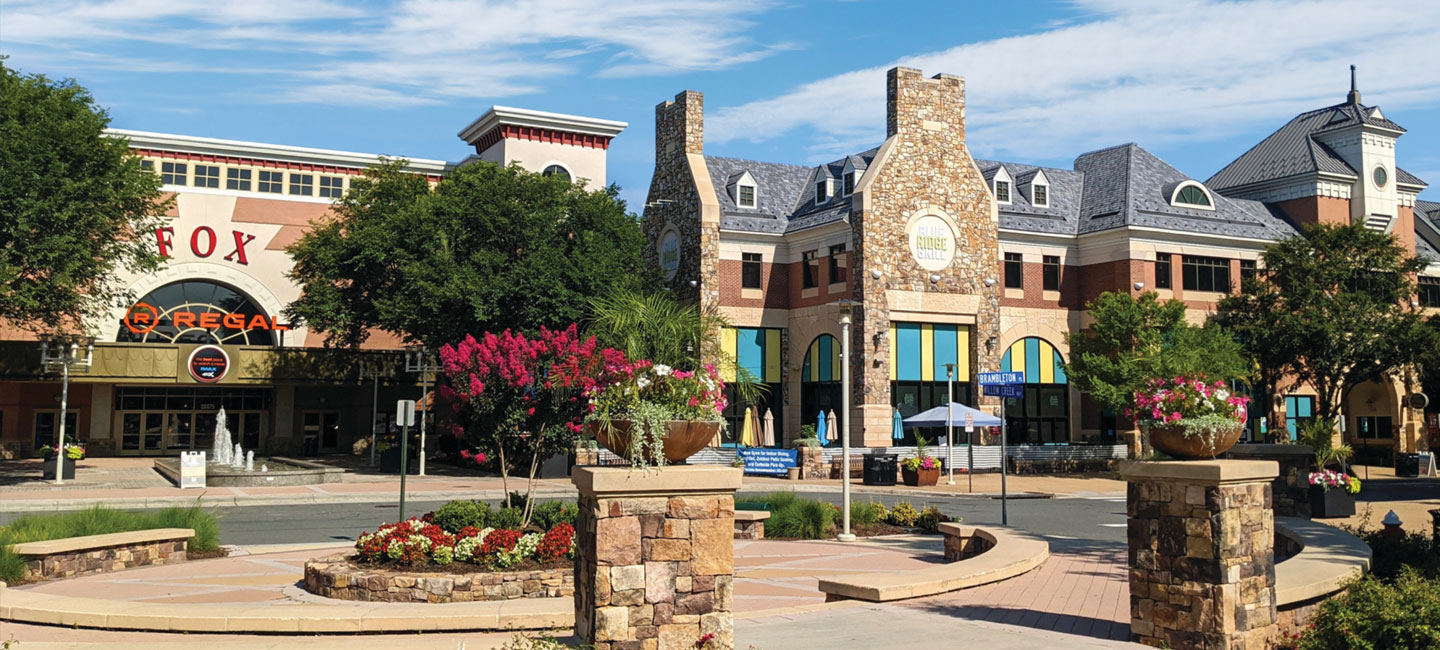 View of Brambleton Town Center in Loudoun County, Virginia. Photo courtesy of Brambleton.com.