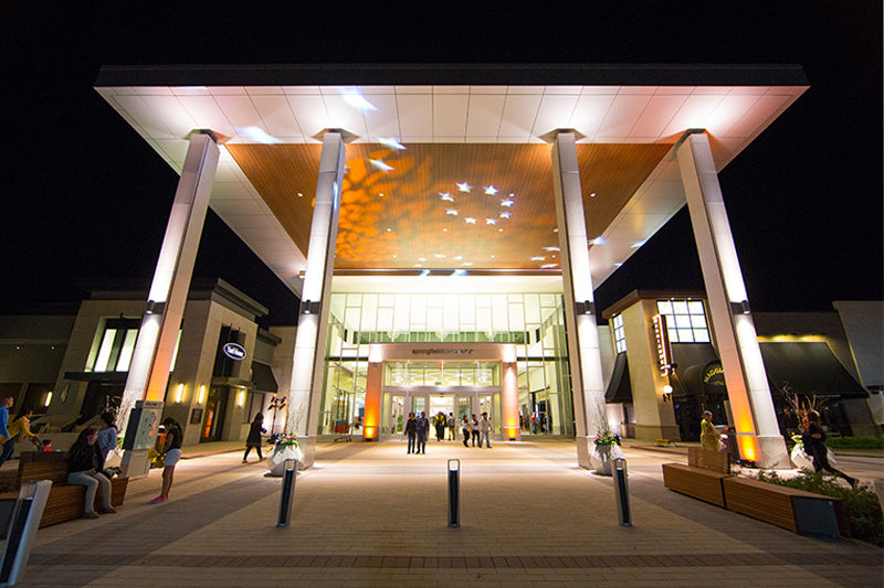 Springfield Mall entrance in Virginia. Courtesy of Virginia.org